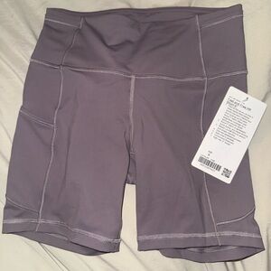 lululemon Lavender 6” Fast and Free Shorts